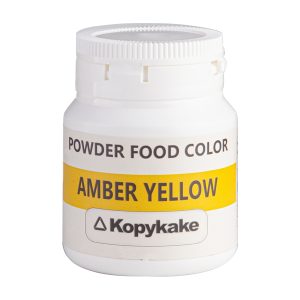 رنگ خوراکی پودری زرد کهربایی