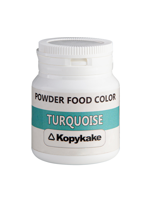 رنگ خوراکی پودری فیروزه ای