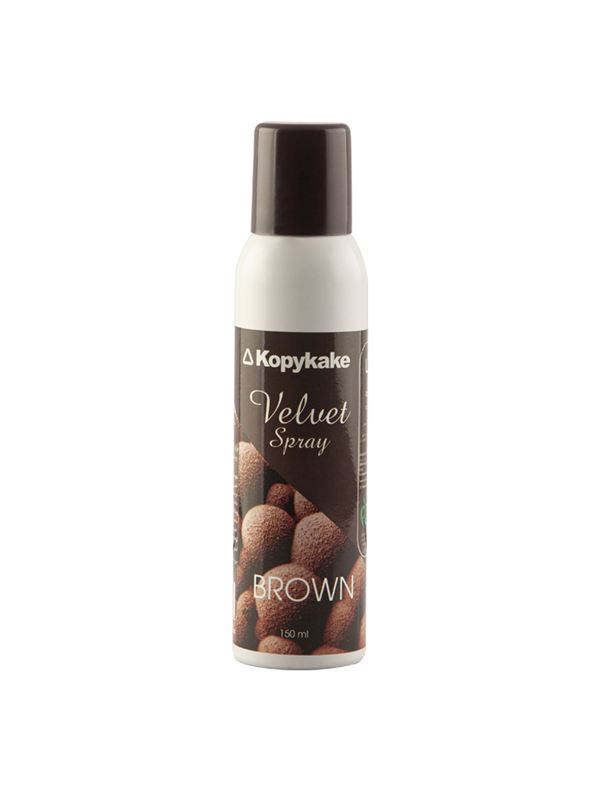اسپری مخملی قهوه ای