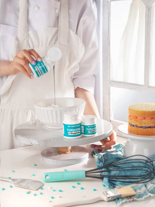 رنگ ژله ای (35گرمی) فیروزه ای - تصویر 3