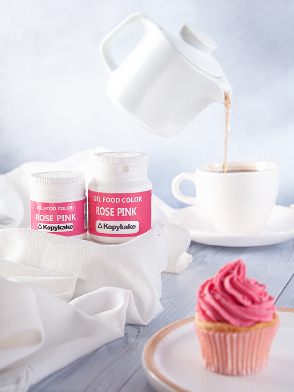 رنگ ژله ای (100گرمی) صورتی گل رز - تصویر 3