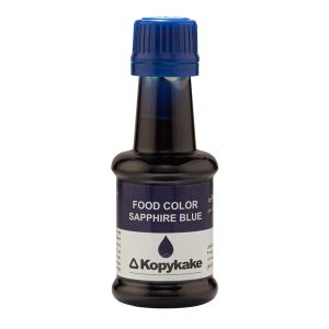 رنگ مایع آبی یاقوتی