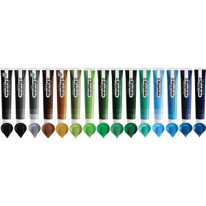 رنگ ژله ای 15 گرمی(پک 15عددی) طیف تیره