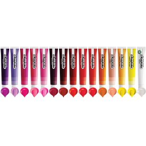 رنگ ژله ای 15 گرمی(پک 15عددی) طیف روشن